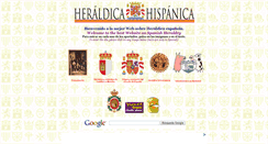 Desktop Screenshot of heraldicahispanica.com